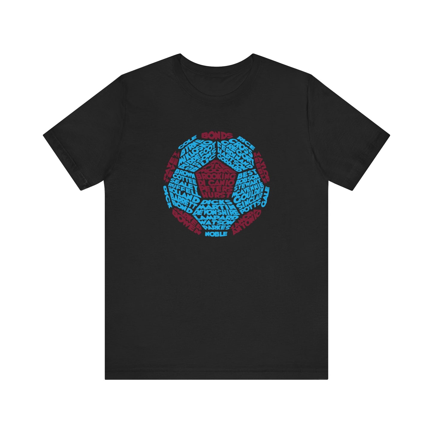 West Ham United T-Shirt featuring 51 legends of the club